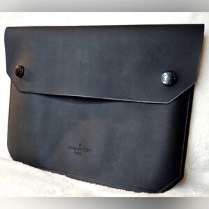 LOUIS VUITTON Silicone Swimsuit Organizer Travel Pouch Black mens womens Unisex